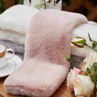 热卖獭兔毛围巾濑兔毛毛领子女双面百搭秋冬季加厚毛绒围脖韩版仿皮