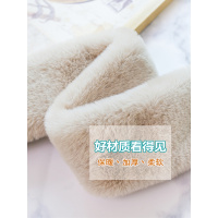 热卖冬季韩版加厚可爱仿皮獭兔毛围巾女百搭毛绒围脖毛毛双面毛领子