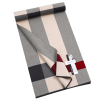 热卖男士围巾秋冬季高档潮流个性潮牌羊毛针织毛线围脖礼盒装韩版百搭