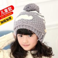 热卖秋冬季儿童小学生口罩帽子围巾加厚保暖三件套装一体女童小孩