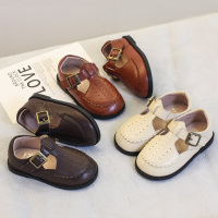 热卖儿童小皮鞋女2019春秋季新款英伦风小童公主鞋软底女宝宝女童皮鞋