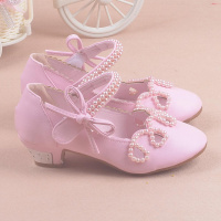 热卖新款女童真皮鞋儿童鞋女童公主单鞋韩版潮宝宝女童高跟皮鞋