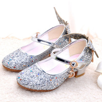 热卖清仓特价女童高跟鞋公主鞋儿童单鞋春秋学生表演皮鞋小女孩水晶鞋