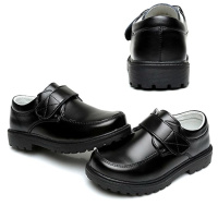 热卖男童黑皮鞋演出鞋2019新款大童男孩真皮英伦透气软底儿童小礼仪鞋