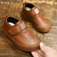 热卖童鞋男春秋儿童鞋子小男孩豆豆鞋软底2019新款男童皮鞋韩版饼干鞋