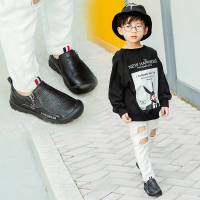 热卖男童皮鞋真皮4软底5儿童豆豆鞋岁男宝宝单鞋2019春秋新款牛皮鞋子