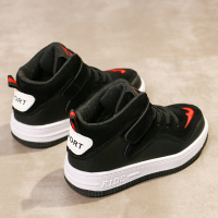 热卖男童鞋子2019新款秋冬中大童儿童休闲鞋男运动鞋皮面防水童鞋加绒