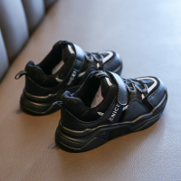 热卖男童运动鞋子2019年秋冬新款加绒儿童二棉休闲鞋儿童潮牌软底鞋子