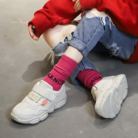 热卖男女童2019春季新款儿童小白鞋小熊鞋网红老爹鞋宝宝休闲运动鞋潮