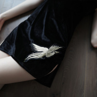 热卖肚兜式内衣情趣服装诱惑旗袍包臀复古风睡衣女火辣性感成人古装骚