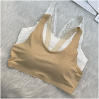 热卖 内衣女学生韩版美背文胸罩无钢圈性感蕾丝背心运动裹胸