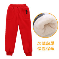 热卖男女童加绒加厚长裤2019冬款宝宝保暖裤运动裤裤子儿童棉裤