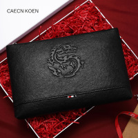 [CK正品]CaecnKoen2021新款男士手包男潮真皮休闲时尚百搭手拿包头层牛皮信封包商务男包手抓包