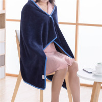 绘窝(HuiWo)家纺 新款多功能午睡办公司披肩毯 小毛毯