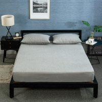 绘窝(HuiWo)家纺 新款全棉纯色纯棉防水床上用品 单品床笠