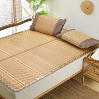 绘窝(HuiWo)家纺 新款凉席 碳化竹席双面藤席 竹韵