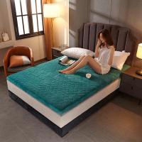 绘窝(HuiWo)家纺 宝宝绒绗绣加厚床垫 四季床垫磨毛印花双面床垫亲肤夹棉防滑床垫学生宿舍垫子单人床床垫1.5m双人