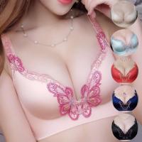 单件/套装幸福狐狸同款无钢圈聚拢内衣小胸罩透气少女士透气文胸