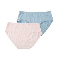 条女士内裤竹节棉透气吸湿三角裆部抗菌纯棉