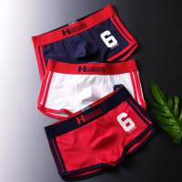 内裤男夏季运动裤衩男士内裤纯棉平角裤潮流个性骚男生裤头四角裤