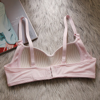 内衣女无钢圈聚拢小文胸大学生高中少女上托调整型收副乳夏季薄款