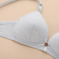 少女文胸发育期高中生学生内衣纯棉薄款无钢圈大学生调整型胸罩女