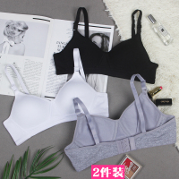 高中生内衣女学生纯棉无钢圈少女薄款文胸简约聚拢定型上托小胸罩