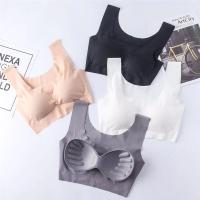 日系内衣女文胸聚拢无钢圈胸罩无痕睡眠美背背心式运动大码学生