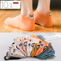 短袜浅口薄款日系纯棉可爱船袜夏季夏天情侣ins潮百搭中筒