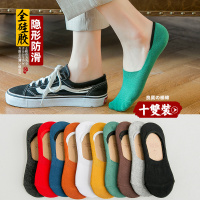 船袜女纯棉浅口隐形夏季薄款夏天硅胶防滑ins潮短袜不掉跟