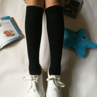 弹力袜子瘦小腿袜黑色及膝美腿塑形瘦腿护腿束大腿压力打底袜