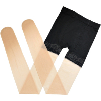 10d超薄连裤袜 加大加裆丝袜 假三分打底裤 防走光丝袜子 透肤袜