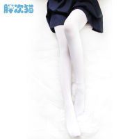 80d天鹅绒连裤袜 白丝黑丝袜日系少女萌萌哒连脚打底裤女 夏天
