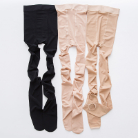 2条装钢丝面膜连裤袜80d微透肉遮疤外穿显瘦肤色连裤丝袜女薄款夏