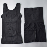 加强版分体塑身衣女全身强压美体朔身衣束身收腹塑形束腰柏尚同款