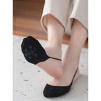 船袜子半 半截 脚掌前掌可爱日系脚底黑丝薄款防滑吊袜带