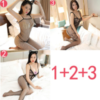 性感丝袜蕾丝诱惑吊袜带学生网免脱火辣情趣可撕透明调情恋足黑丝