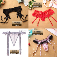 吊袜带套装性感诱惑欧美t裤蕾丝袜配件吊带三排两扣加长调节
