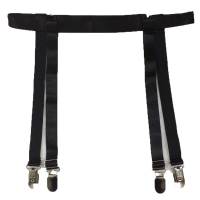 鸭嘴扣大码吊袜带金属扣吊带袜过膝丝袜棉袜护膝高筒软靴防滑夹