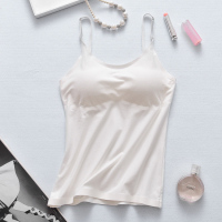 纯棉bra-top带胸垫裹胸抹胸打底背心防走光带文胸一体式吊带内衣