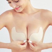 隐形硅胶文胸贴女婚纱用聚拢防滑上托内衣无肩带小胸垫超薄款乳贴