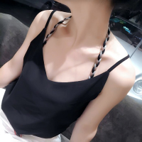 大钩肩带手编麻花宽钩肩带挂脖文胸内衣带漏肩可调节