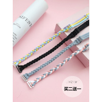 挂脖肩带手工编织麻花肩带配件内衣带宽带子一字领外露文胸胸罩秋