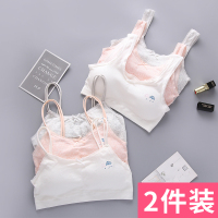 内衣女发育期小背心大童女童初中高中学生12-16岁无钢圈少女文胸