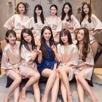 婚礼晨袍女伴娘新娘闺蜜睡袍浴袍化妆袍睡衣趴定制长款结婚伴手礼