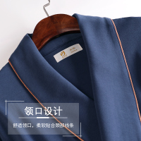 睡袍男士睡衣春秋浴衣长款浴袍男款秋冬季薄款龙袍子夏季夏天日式