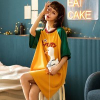 2020今日送礼夏女士宽松卡通时尚可外穿睡裙
