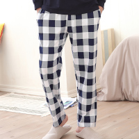 春夏秋冬季男士单件睡裤纯棉加肥加大码单条睡裤空调房长裤家居服