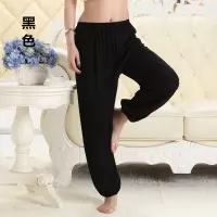 男女同款灯笼裤薄款绵绸广场舞太极舞蹈瑜伽武术家居防蚊灯笼裤