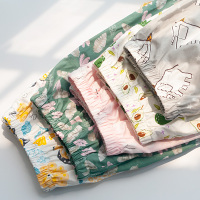 单条睡裤女夏短宽松家居裤纯棉大码薄沙滩裤大裤衩居家短裤可外穿